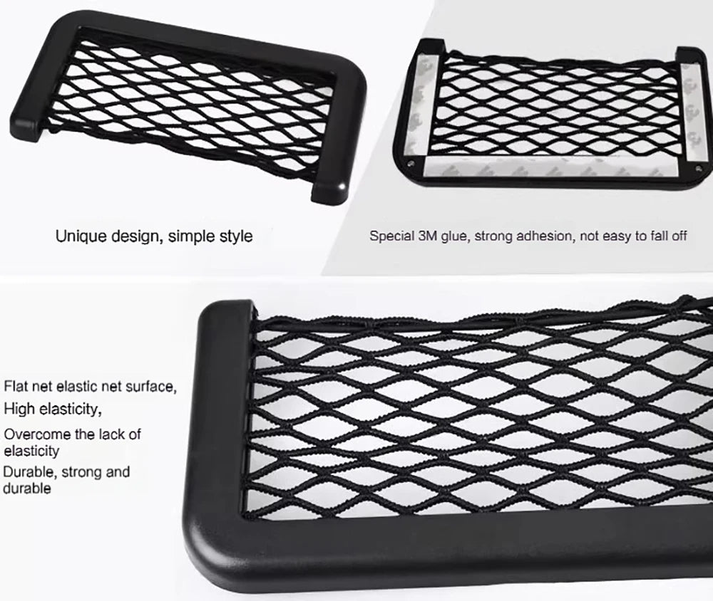 Car Organizers Car Storage Bag Mesh Multi Function Interior Accessories Supplies Trunk Box Organizer Automobiles Parts