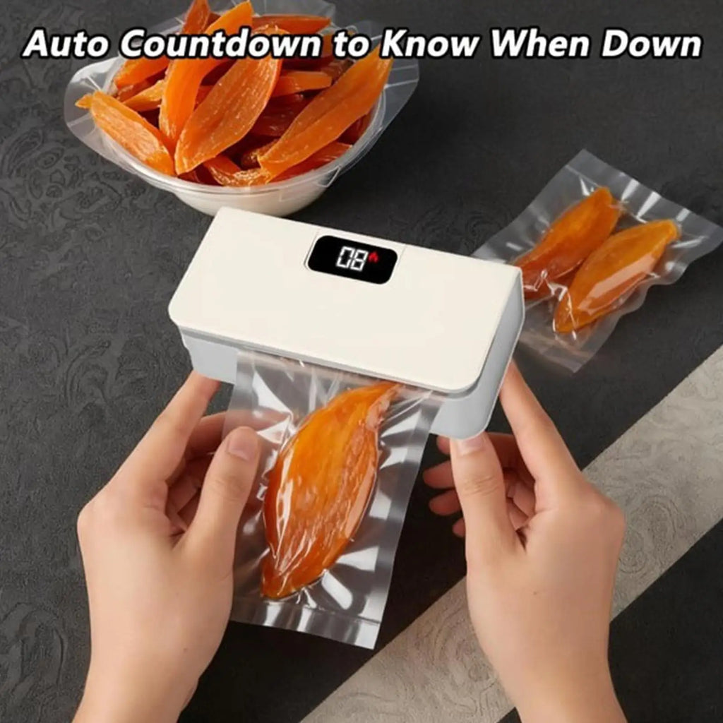 Bag Sealer Mini Plastic Bags Sealer 6-Mode Rechargeable Packaging thermal Sealing Machine Portable Home Food Storage Bag Sealer