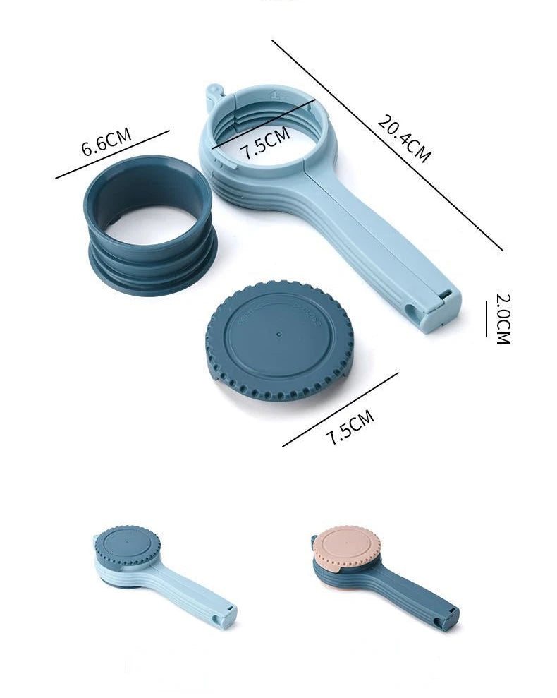 Snack Sealing Clip Fresh Keeping Sealer Clamp Plastic Food Saver Travel Kitchen Gadgets Seal Pour Food Storage Bag Cap Clip