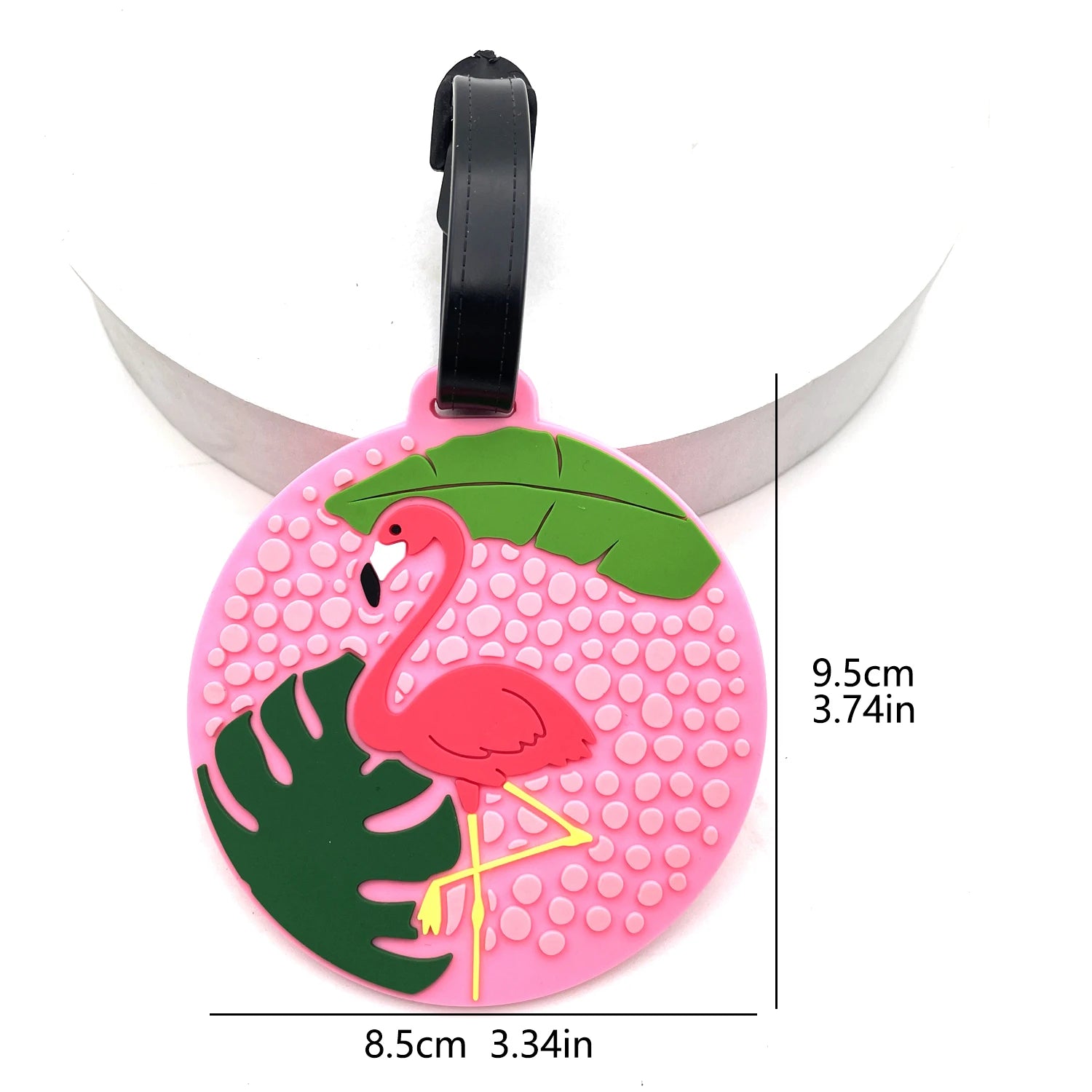 1PC PVC Soft Rubber Luggage Tags Cartoon Unicorn Card Sets Silicone Boarding Passes Luggage Tags Hanging Tags Consignment Tags