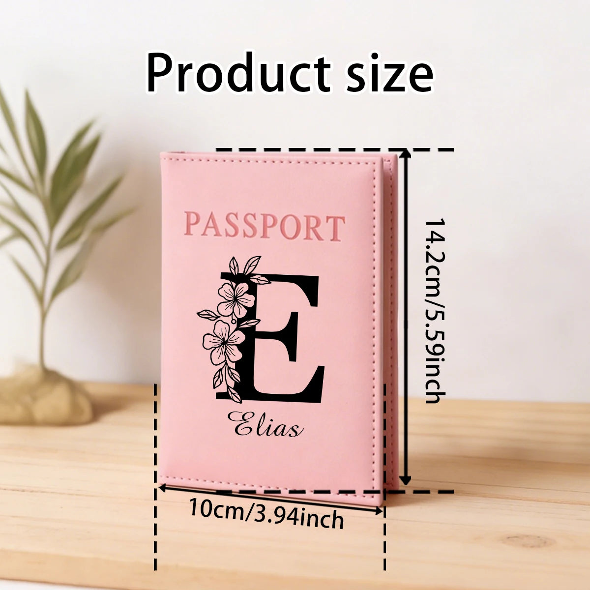 Custom Name Passport Holder For Travel,Personalized Letter Leather Passport Holder,Customized Passport Holder For Travel Women,
