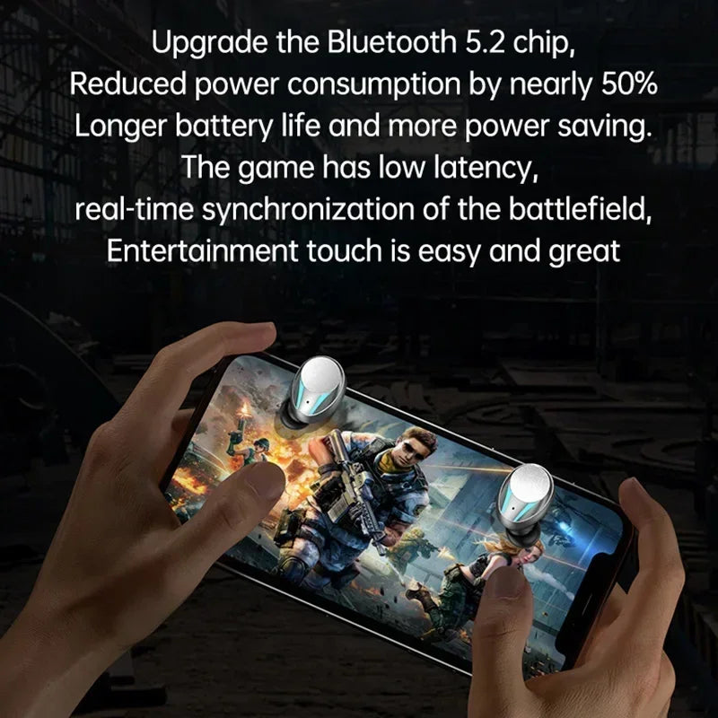 NEW Bluetooth Earphones Wireless Headphones Smart Touch Wireless Headset LED Display Stereo Sound Earbuds for All Smartphones