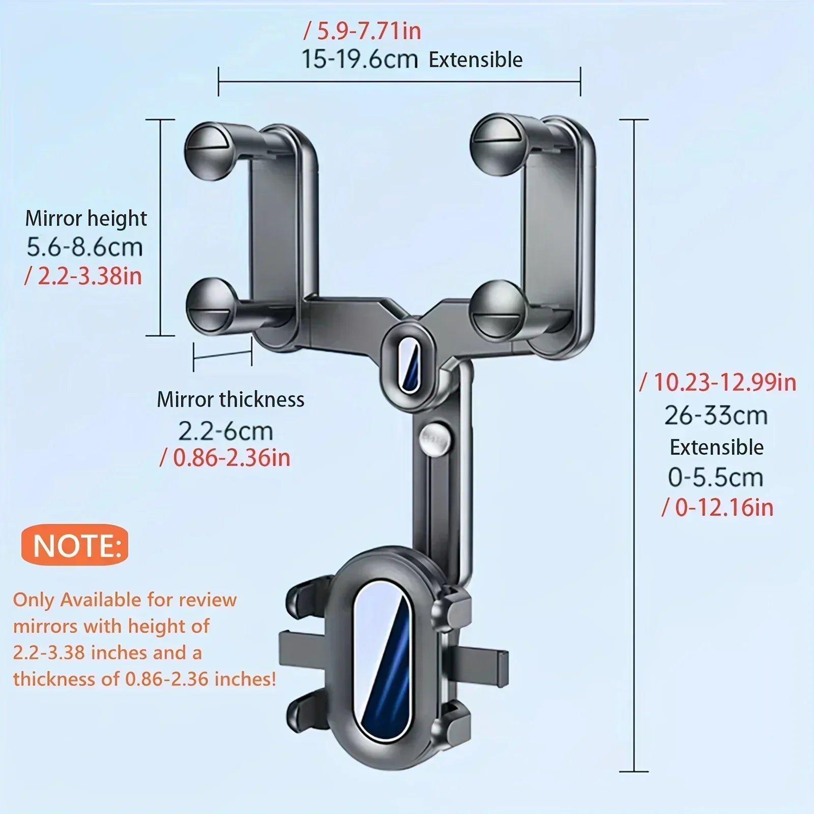 Car 360° Phone Holder For Phone And GPS Mount Support Rotating Adjustable Telescopic All Phone Holder Navigation Support Tools