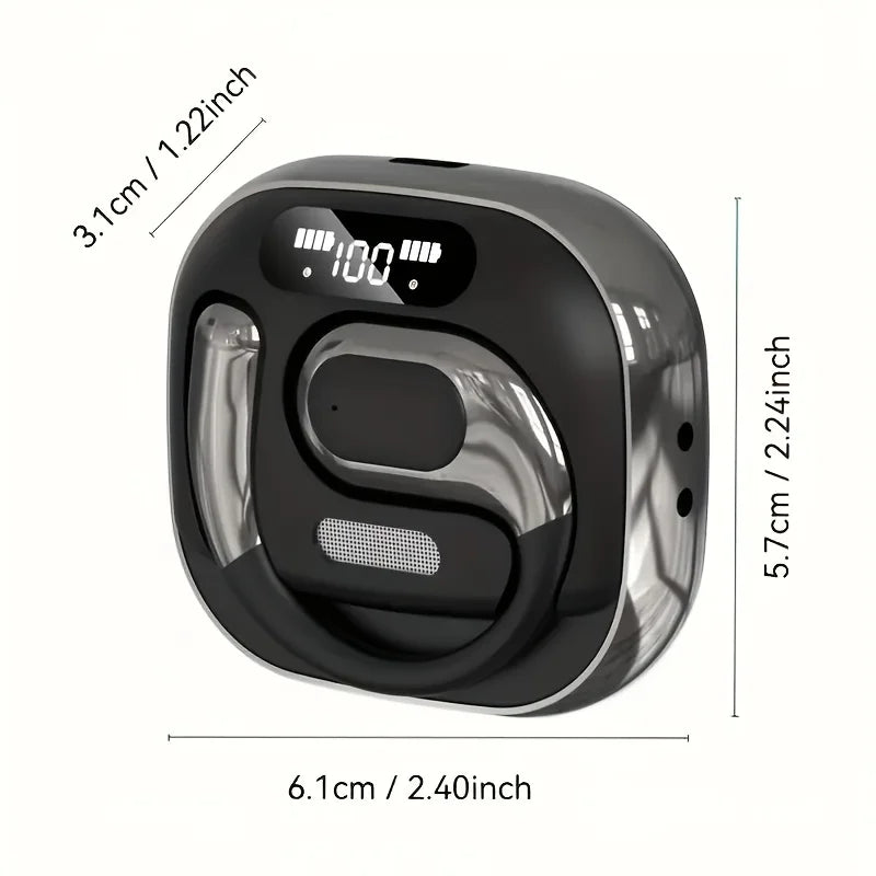 Bluetooth Earphones Original Wireless Digital Display Screen Earbuds With Mic HIFI Level Lossless Sound Quality Design Earbuds