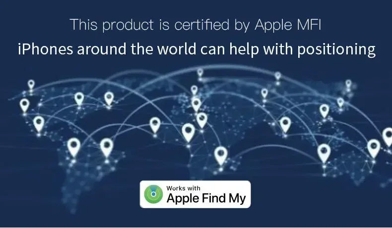 Bluetooth Tracking Device iOS Find My APP Smart Tag GPS Tracker Locator Anti-Lost Alarm Reminder Car Key Dog Pet Kid Finder