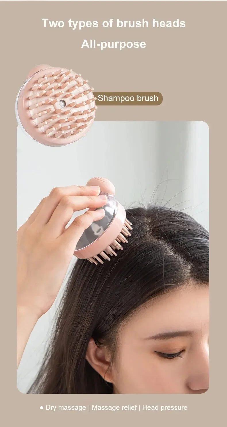 Dog Shower Brush Pet Dog Grooming Massage Bath Cleaning Brush with Shampoo Dispenser for Long Hair Dogs and Cats Shower