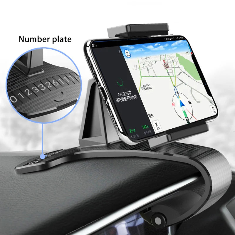 Car Holder For Phone Car Dashboard Clip Mount Mobile Cell Stand Smartphone GPS Support For iPhone 12 11 Xiaomi Redmi Huawei