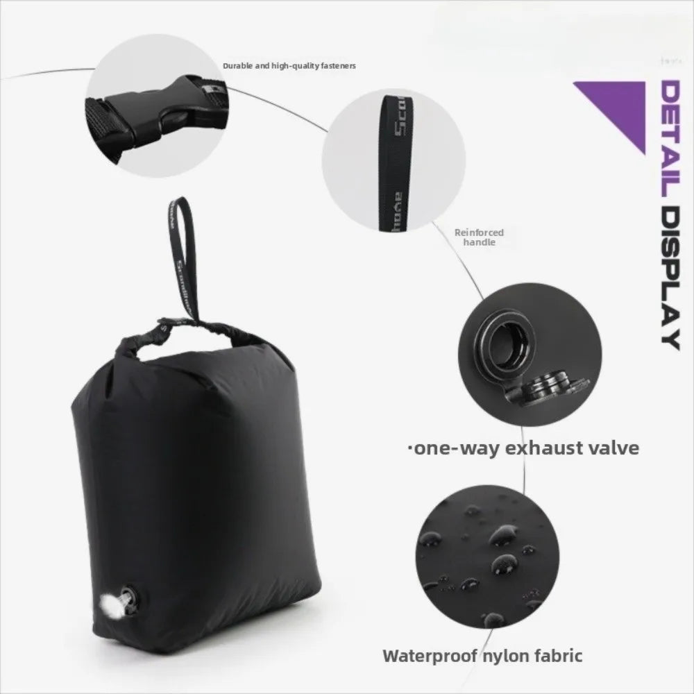 Durable Waterproof Vacuum Compression Bag Lightweight Reusable Travel Packing Cubes Portable Space Saving Storage Bag