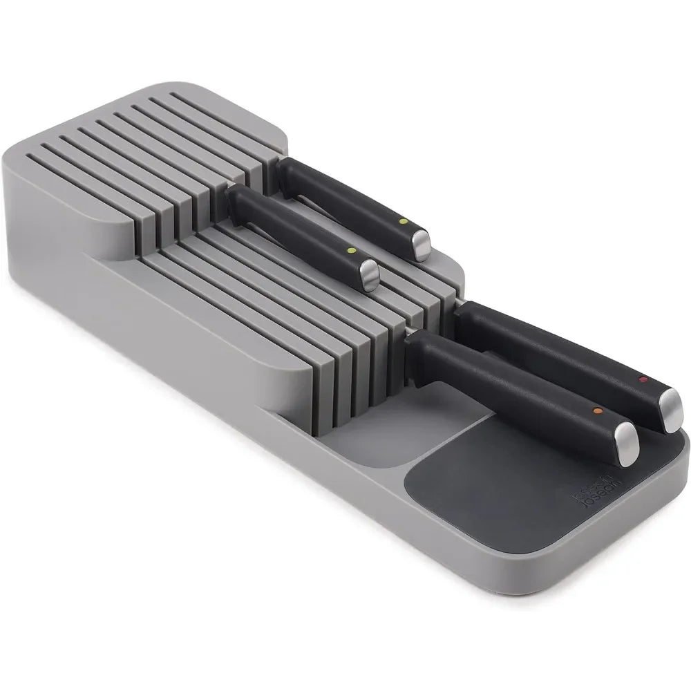 Knife Organizer Kitchen Drawer Cutlery Storage Tray Knife Holder Tableware Organizer Container For Knives Block Rack