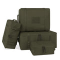 KRYDEX 4pcs Tactical Travel Packing Organizer Packing Cubes 70D Nylon Waterproof Luggage Bags Outdoor Modular Pouch Set