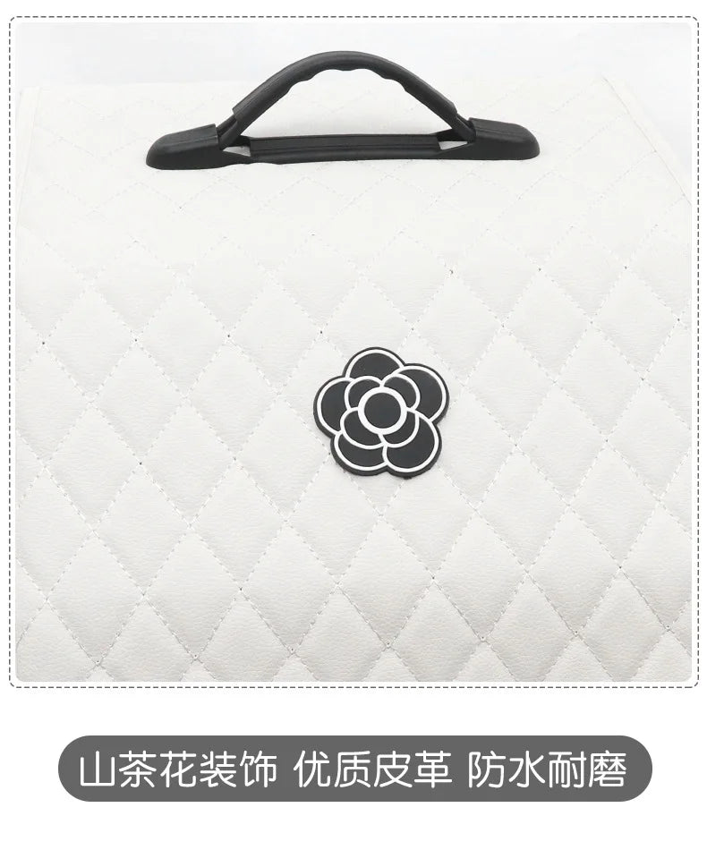 Car Trunk Organizer Durable Foldable Storage Box with Easy-Clean Compartments Versatile Interior Accessories for Car Organizati