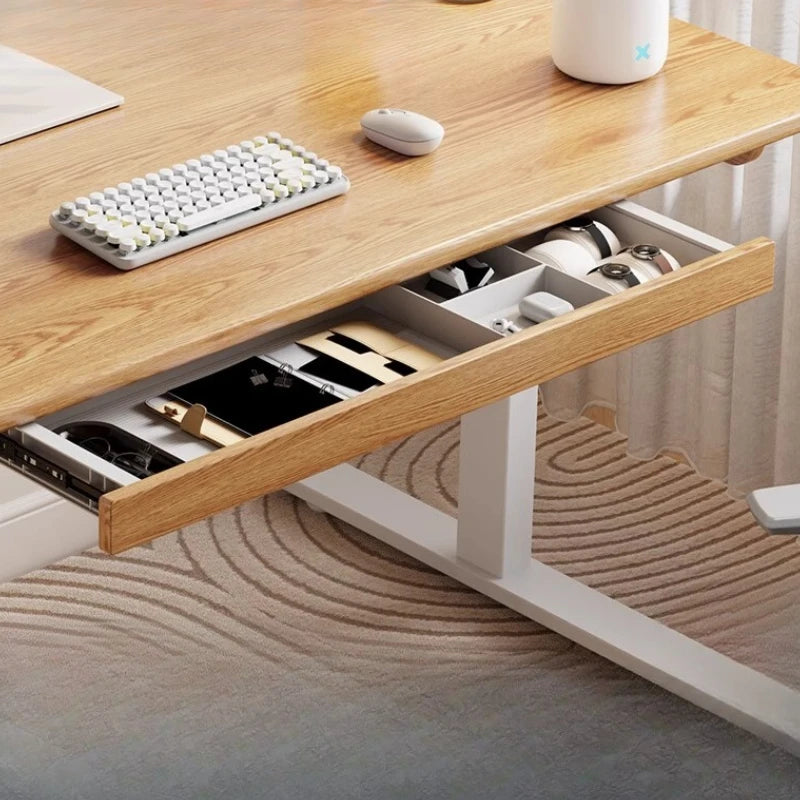 Under Desk Drawer Organizer Pull-pull Wooden Storage Shelf for Study Stationery Storage Solid Wood Office Desk Storage Accessory