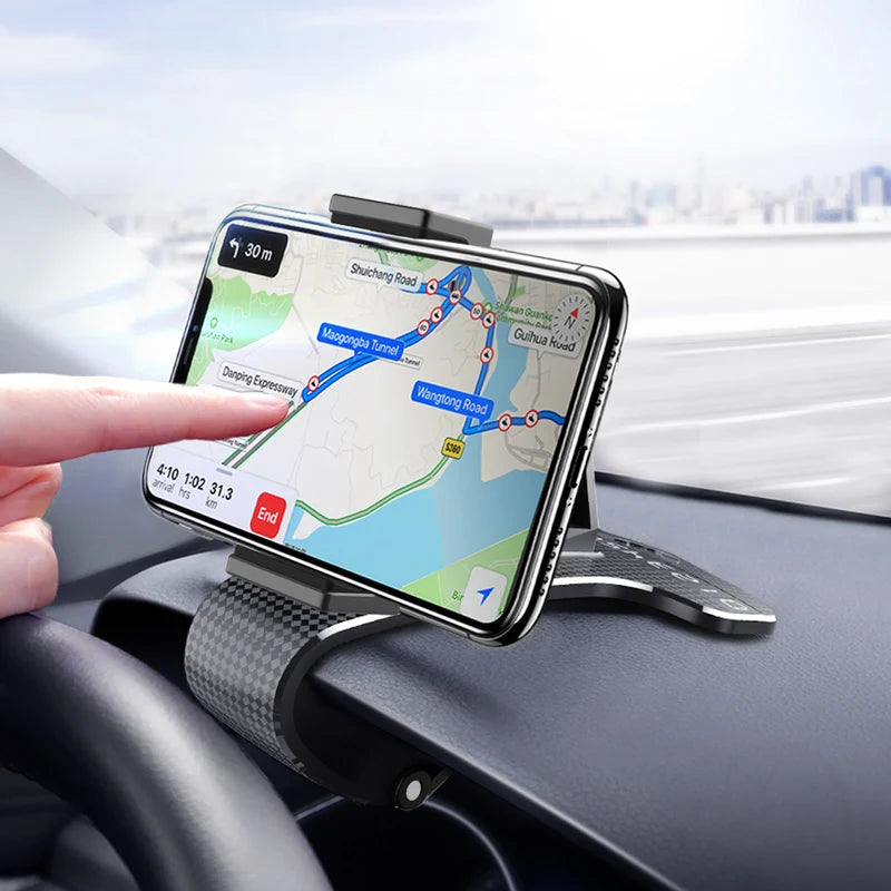 Car Holder For Phone Car Dashboard Clip Mount Mobile Cell Stand Smartphone GPS Support For iPhone 12 11 Xiaomi Redmi Huawei