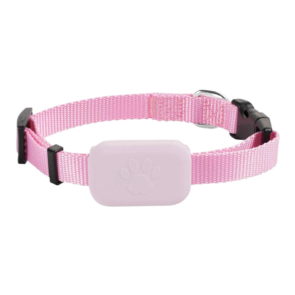 Pet Bluetooth GPS Tracker Adjustable Collar Dog Cats Locator Waterproof Anti Lost Dogs Real-time Tracking Device for iOS/Android
