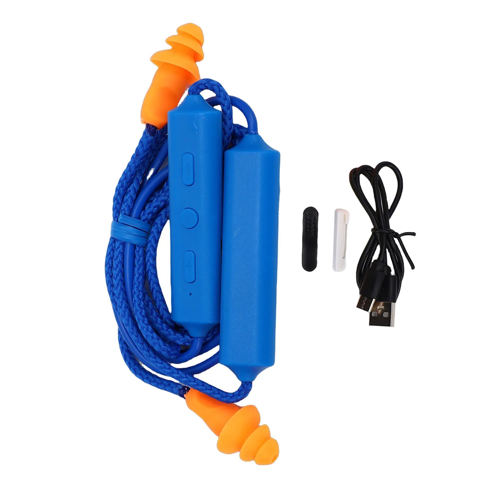 Bluetooth Earplug Headphone 29dB Noise Reduction IPX5 Water Proof Rechargeable Neckband Earbuds for Construction Site Workshop