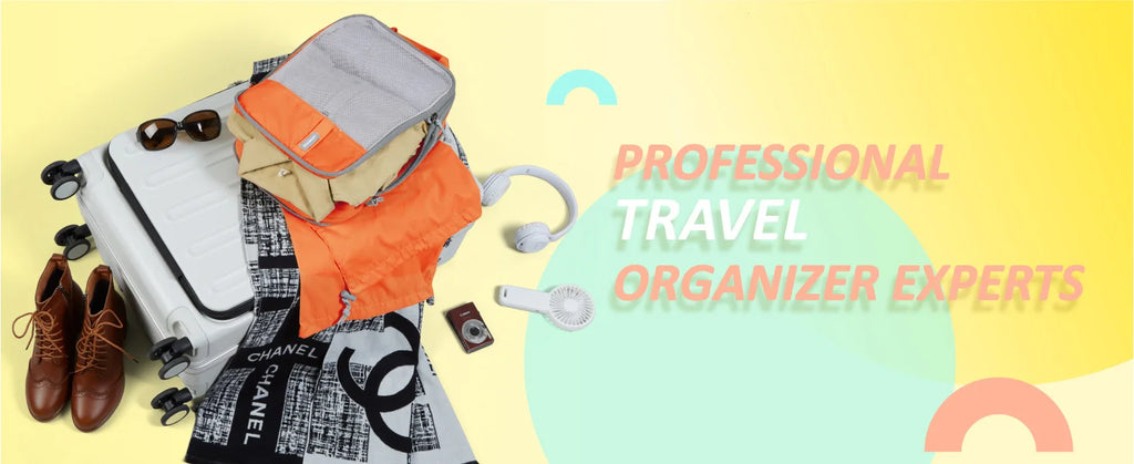 BAGSMART Compression Packing Cubes for Travel - 6/4/2 Set Lightweight Durable Luggage Organizer Bags Travel Essentials