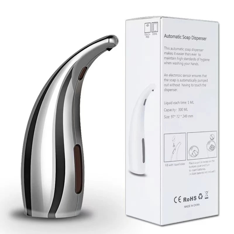 Soap Dispenser 1PC Auto Sensor Touchless Intelligent Hand Wash Dispenser 300ML Dishwashing Liquid Shampoo Tabletop