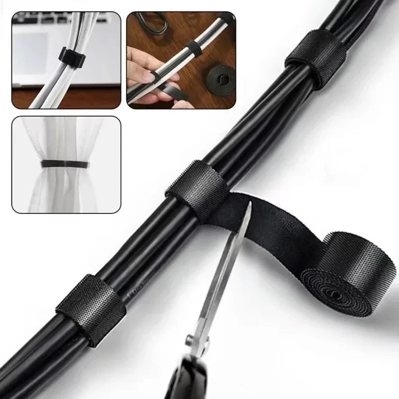 Cable Organizer Cable Management Tearable Organizador Cables Winder Ties Phone Accessories Wire Cord Organizer And Cables