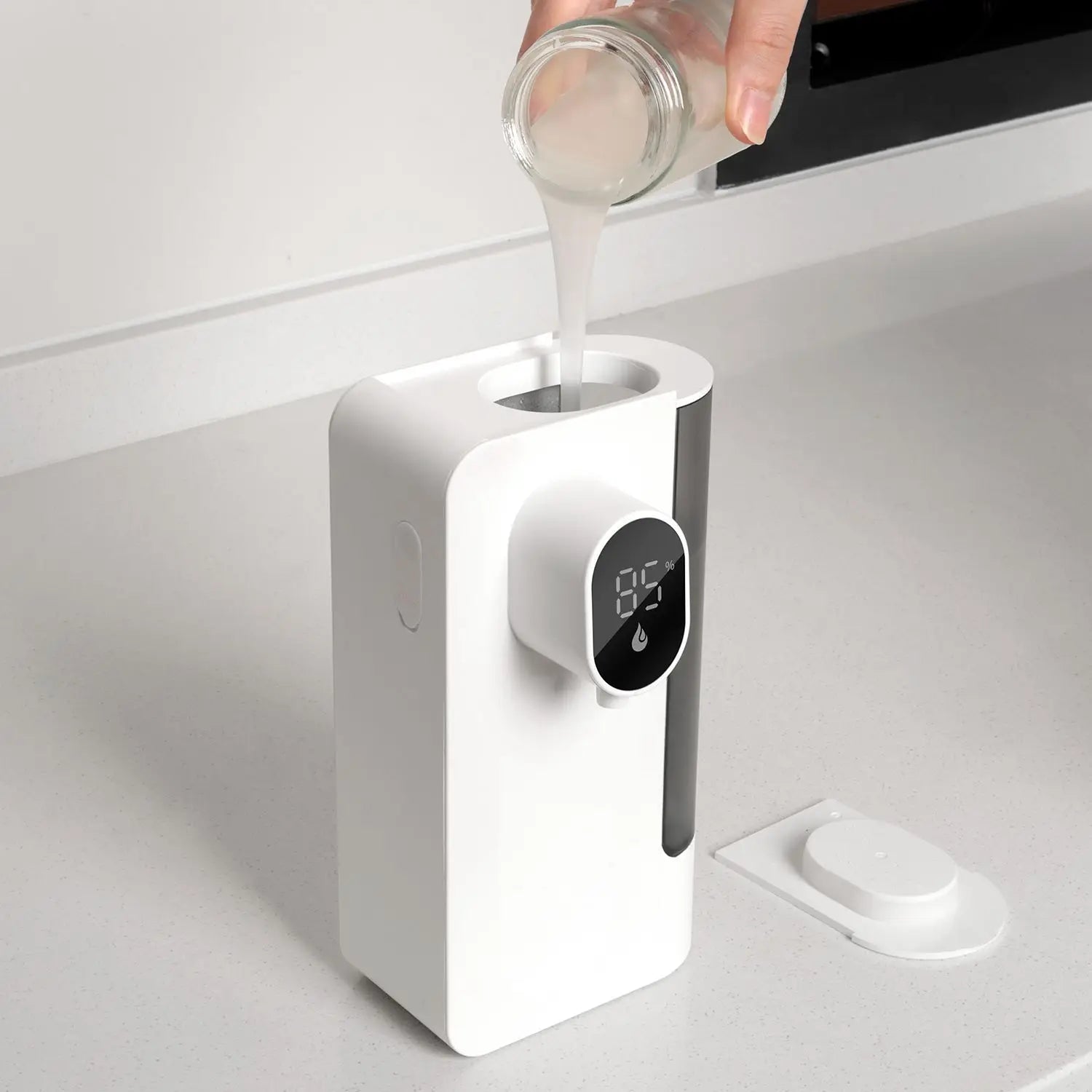 Automatic Sensor Dispenser Hand Sanitizer Dispenser Kitchen Soap Dispenser Wall-mounted Hand Sanitizer Soap Feeder
