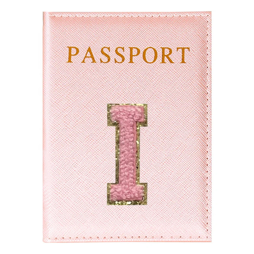 Portapasaporte Rosa con Diseño Aviones — Funda PU para Viajeras