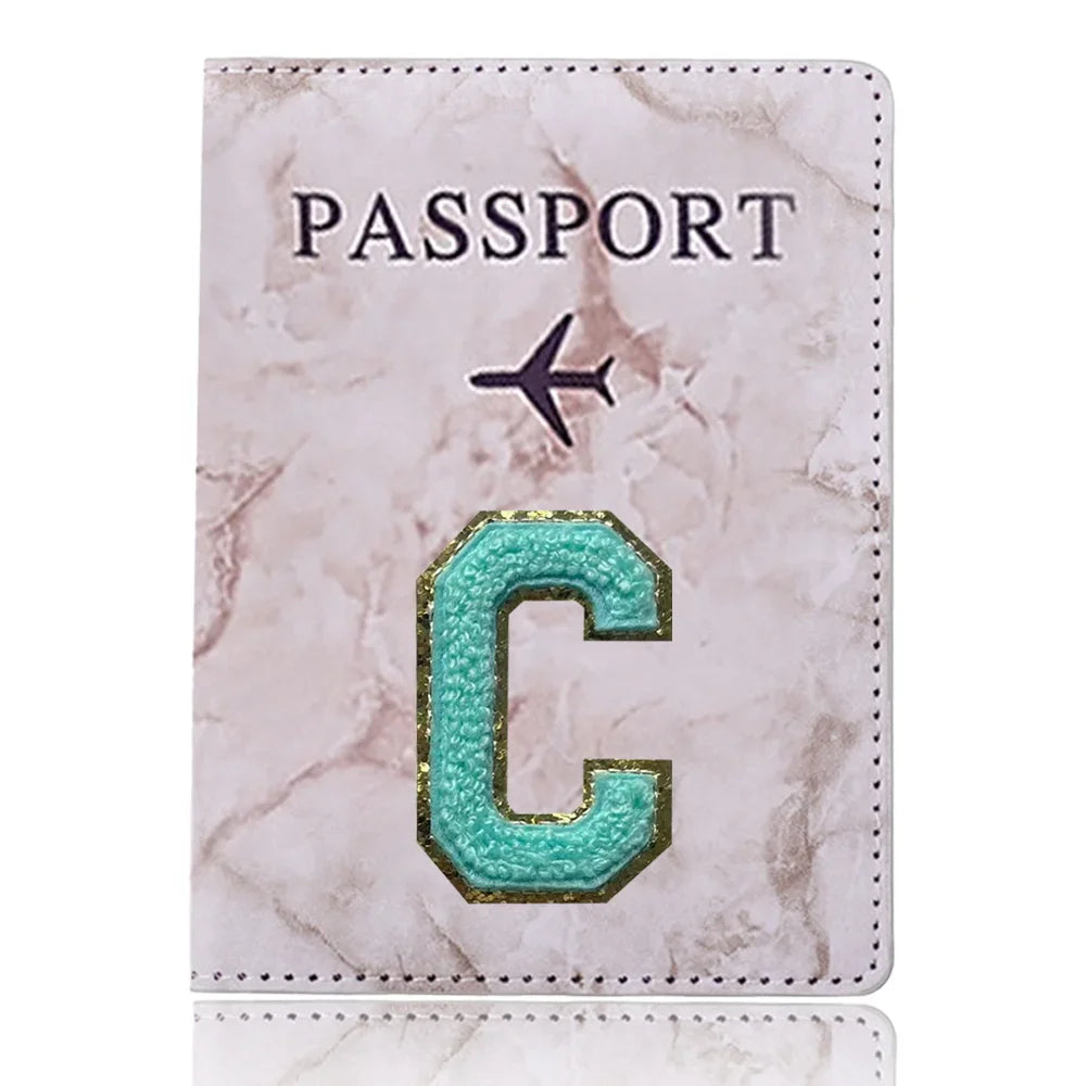 Passport Holder Passport Case Travel Waterproof Passport Protective Cover Embroidery Pattern Holder Air Plan Travel Accessories