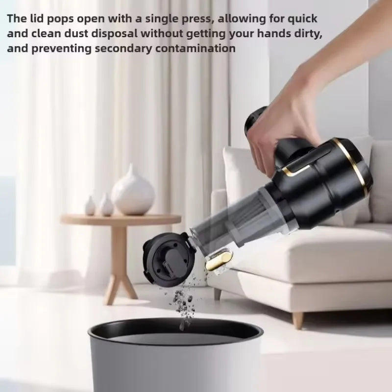 Mi Portable Car Vacuum Cleaner New 998000PA Mini Car Vacuum Cleaner Cordless Powerful for Home Handheld Blower for Car Clean