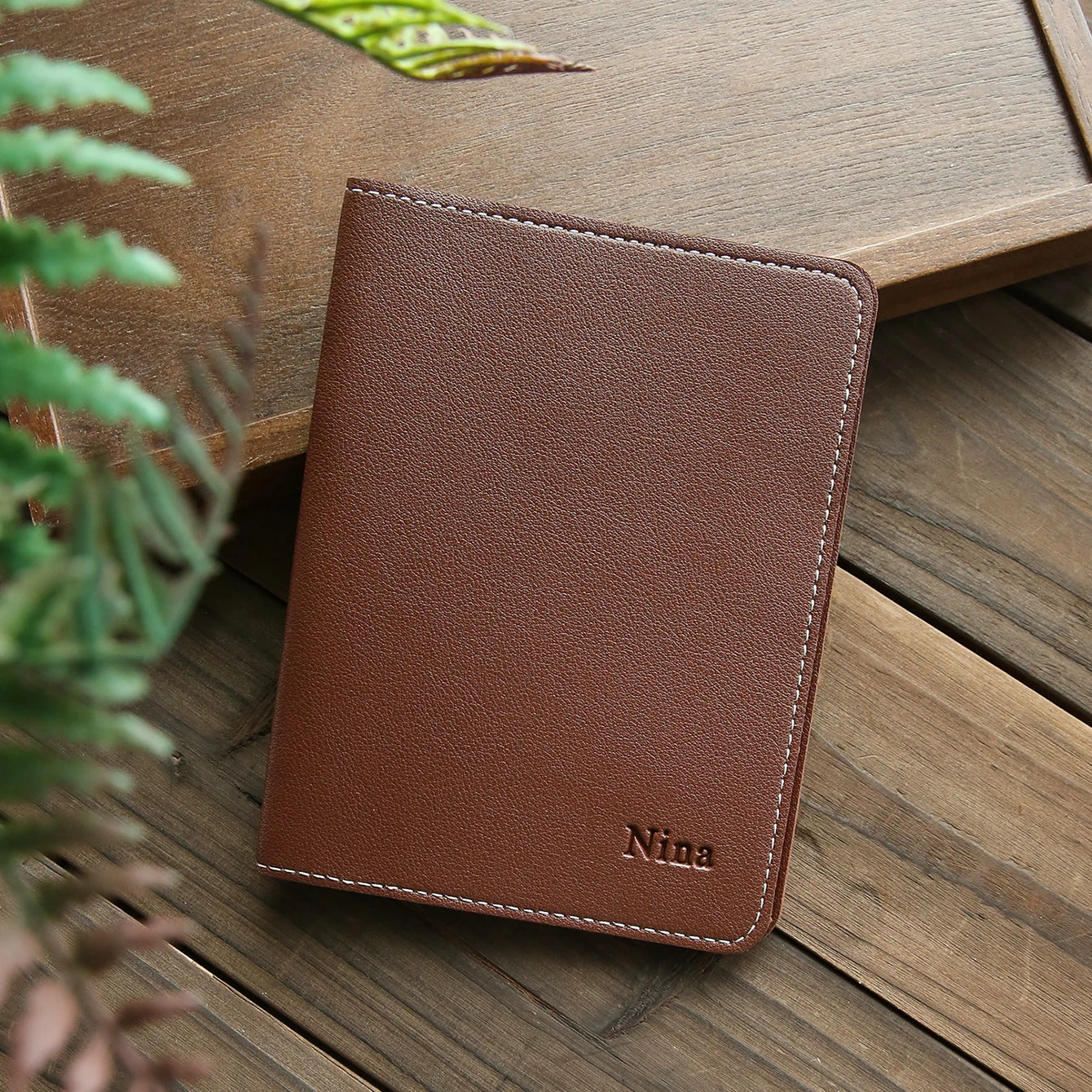 1 PCS Custom Name Passport Holder Personalized Leather Passport Cove Customized Travel Accessories Handmade Passport Holder Gift