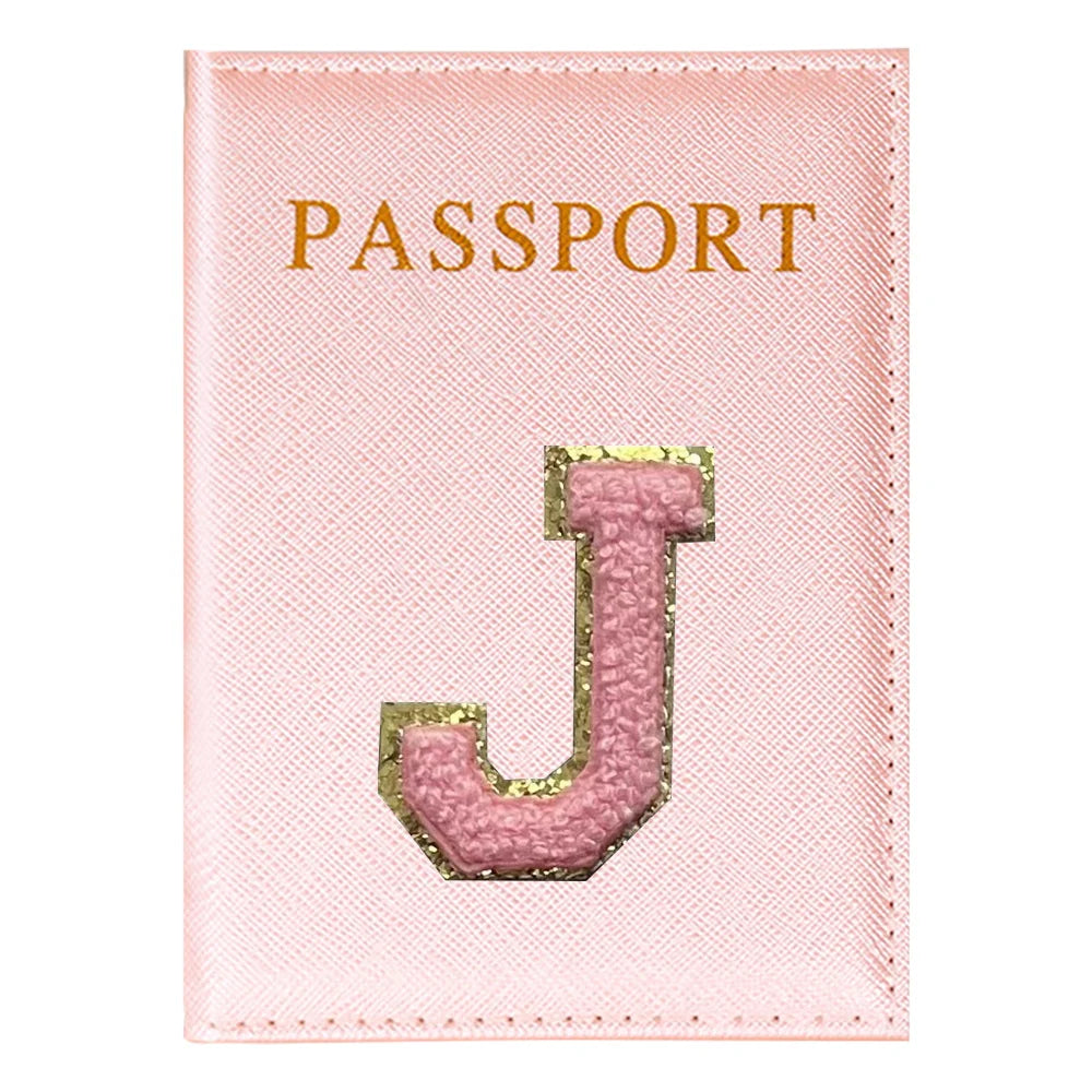 Portapasaporte Rosa con Diseño Aviones — Funda PU para Viajeras