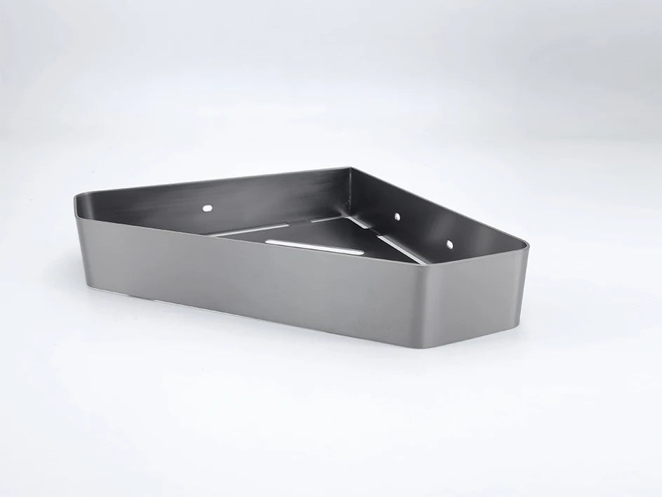VGX Bathroom Shelf Shower Trangle Shelfes Corner Storage Rack Wall Mounted Shelves Stainless Steel Basket Kitchen Accessories