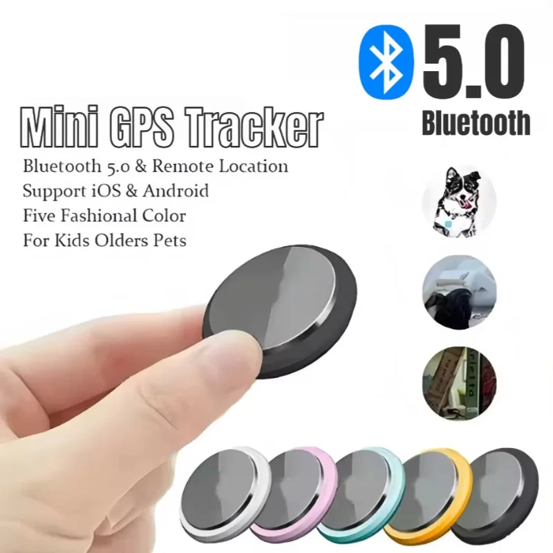 Mini GPS Tracker Smart Anti-Lost Reminder Air Tag Bluetooth Finder Tracking Device Locator for IOS Android for Car Pets Kids Bag