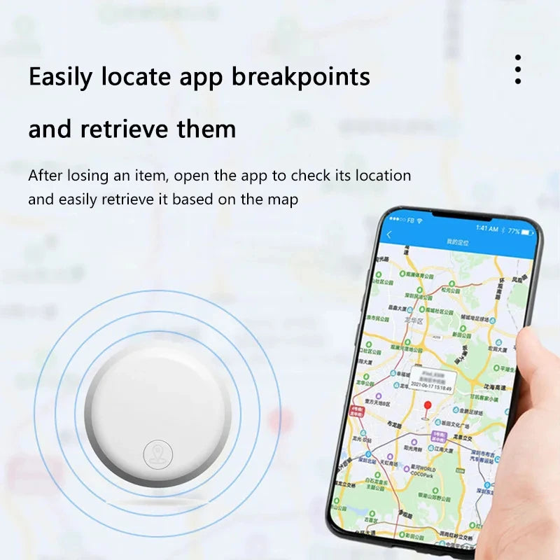 Mini GPS Tracker Bluetooth5.0 Anti-Lost Smart Device Pets Elderly Kid Car Suitcase Wallet Tracking Car Locator For IOS Android