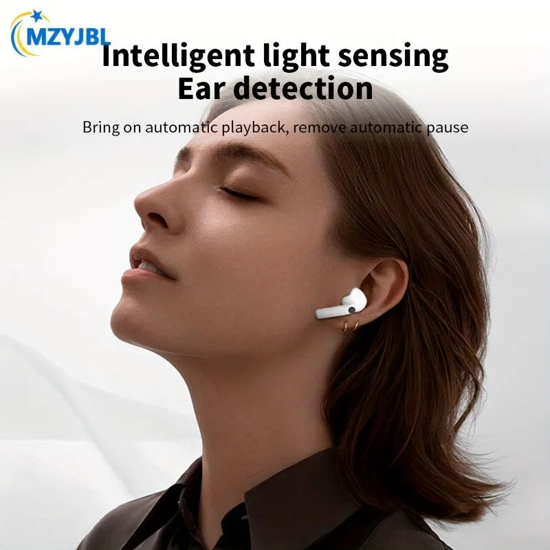 Wireless Earbuds Bluetooth Headphones, ANC/ENC Noise Cancelling, Ear Buds with Multifuntional Touch Screen, for iOS Android