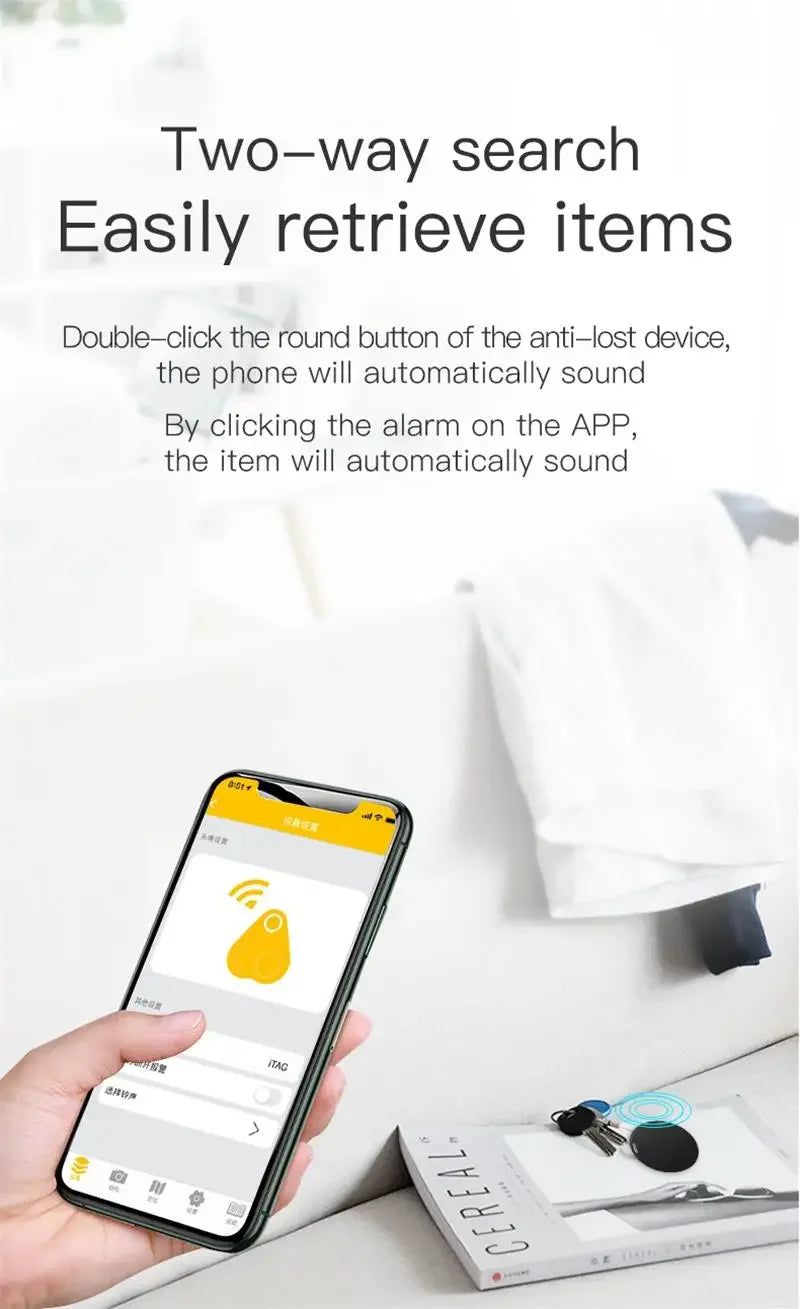 Mini GPS Tracker Bluetooth 5.0 Pet elderly Kids Wallet Tracking Smart Finder Locator Car Locator For IOS Android New 2026