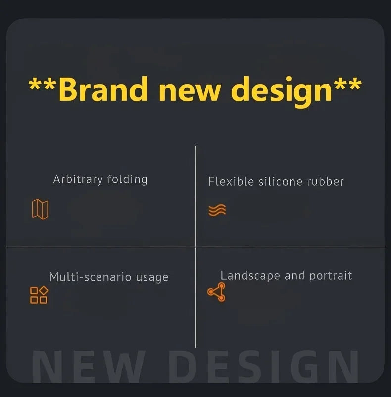Portable Foldable Silicone Phone Stand Flexible and Can Be Bent Into Any Shape Multi-angle Adjustable Phone Stand