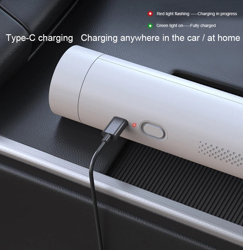 Portable Car Vacuum Cleaner Mini Handheld Wireless Cleaning Machine Home Auto Supplies 19000Pa Brushless motor vacuum cleaner