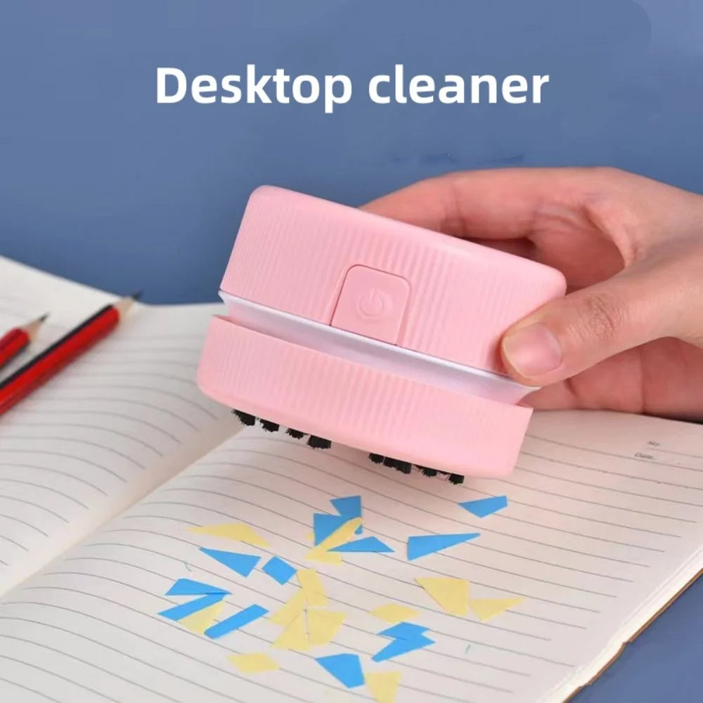 Mini Portable Desktop Vacuum Cleaner-Silent Office Study Desk Cleaning Expert For Students Exquisite Gift For Home & Office Use