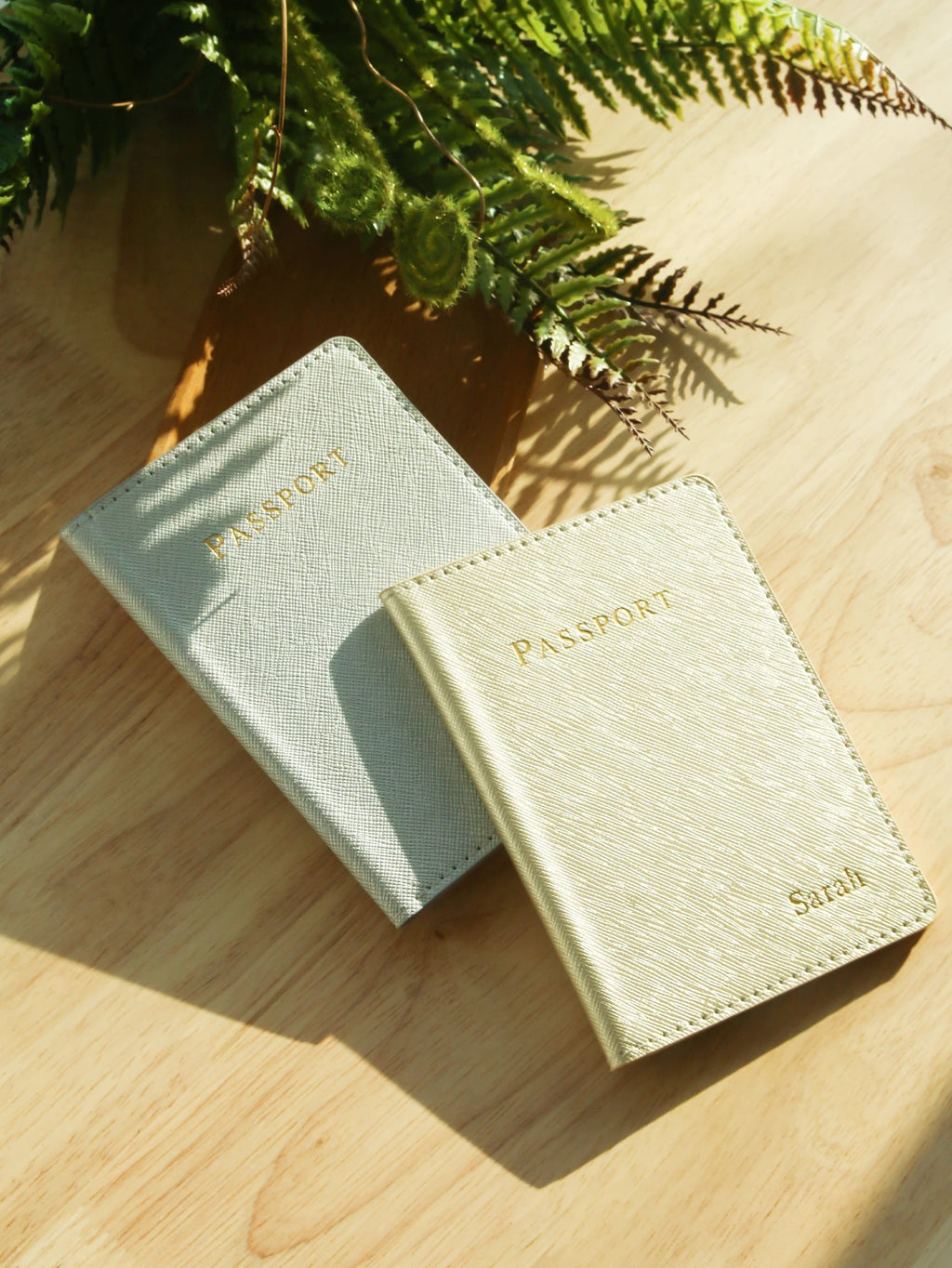 Personalized Passport Holder Customized Hot Stamping Name Passport Customize Letters Cover Passport Holder Travel Wallet
