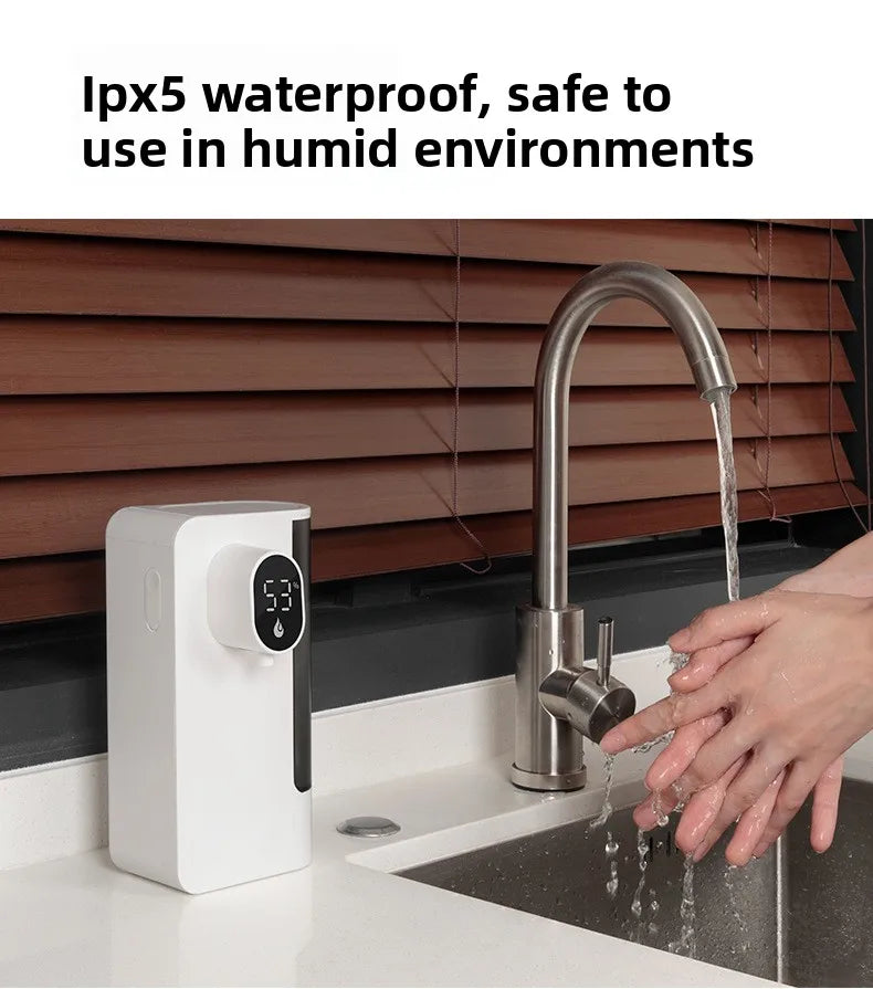 Automatic Sensor Dispenser Hand Sanitizer Dispenser Kitchen Soap Dispenser Wall-mounted Hand Sanitizer Soap Feeder