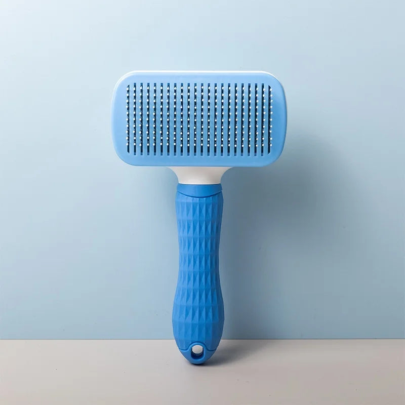 Pet Hair Remover Comb One Click Self Cleaning Brush for Dogs Cats Grooming Tool Effectively Remove Loose Floating Fur Shedding