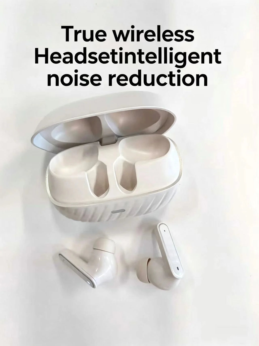  TWS Bluetooth 5.4 Earbuds ANC HiFi Stereo, 3-4h Single/8-10h Total, Ultra Light Comfort Fit