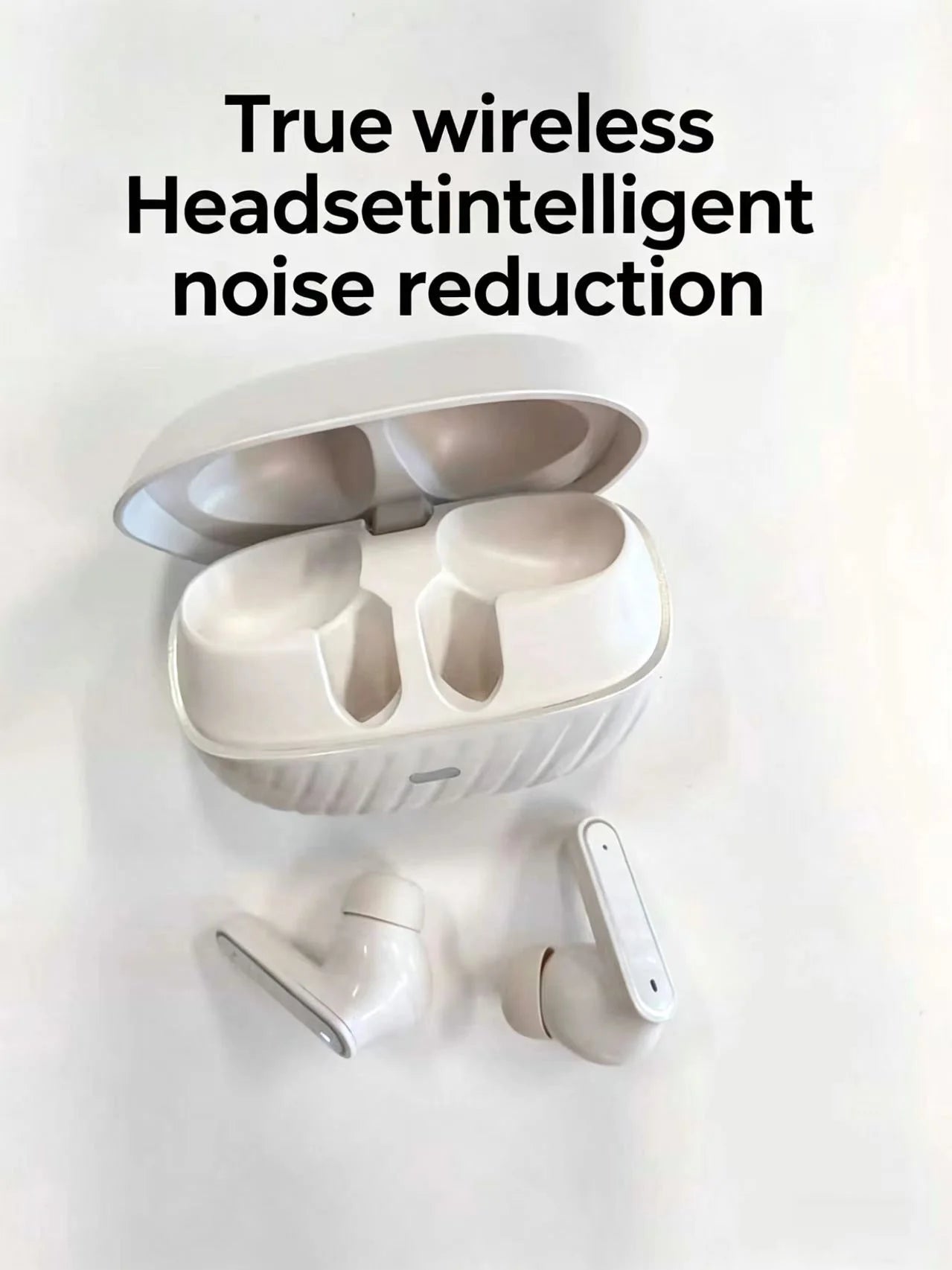  TWS Bluetooth 5.4 Earbuds ANC HiFi Stereo, 3-4h Single/8-10h Total, Ultra Light Comfort Fit