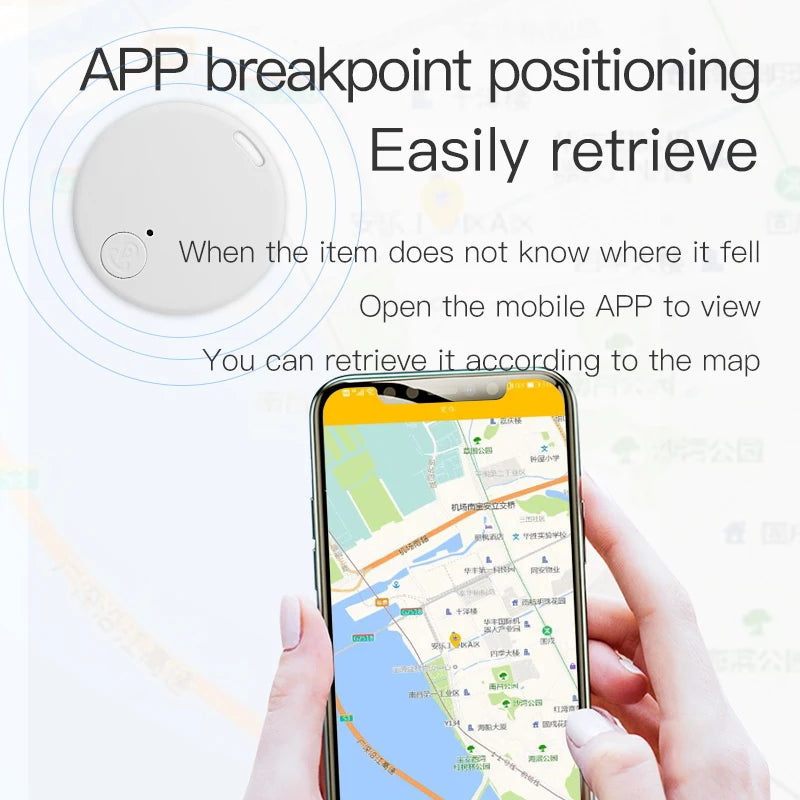 GPS Tracker Bluetooth 5.0 Anti-Lost GPS Mini Device Pet Elderly Kid Bag Wallet Car Tracking For IOS Android Smart Finder Locator