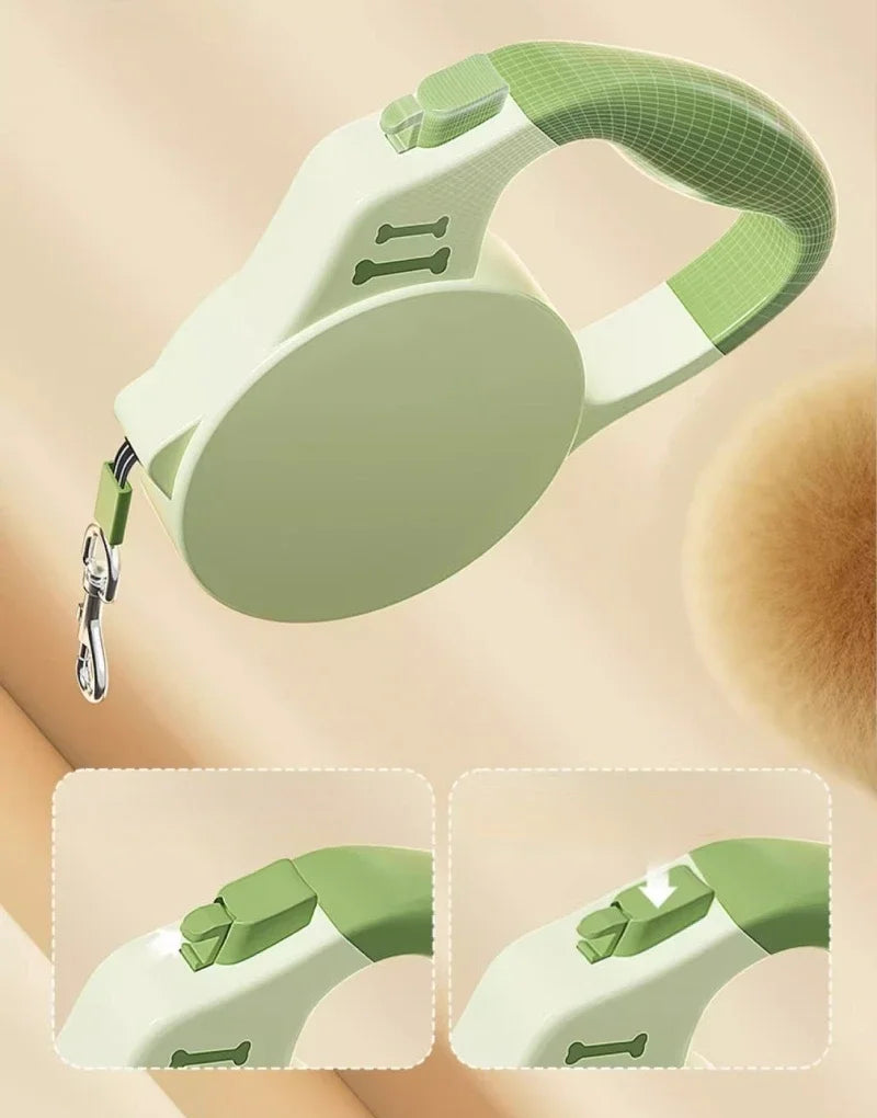 Retractable Dog Leash for Small Medium Dogs Cats 3/5M Automatic Expandable Pet Leash Durable Anti-Breaking Lead for Walking