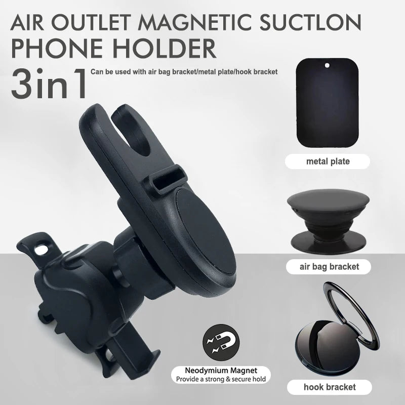 Car Phone Holder Phone Holder for Car Universal for Air Vent  Phone Mount for Car, Hand Free Mount for   All Cell Phones