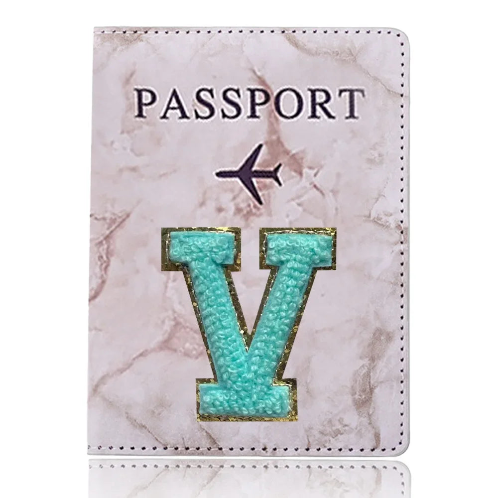 Passport Holder Passport Case Travel Waterproof Passport Protective Cover Embroidery Pattern Holder Air Plan Travel Accessories