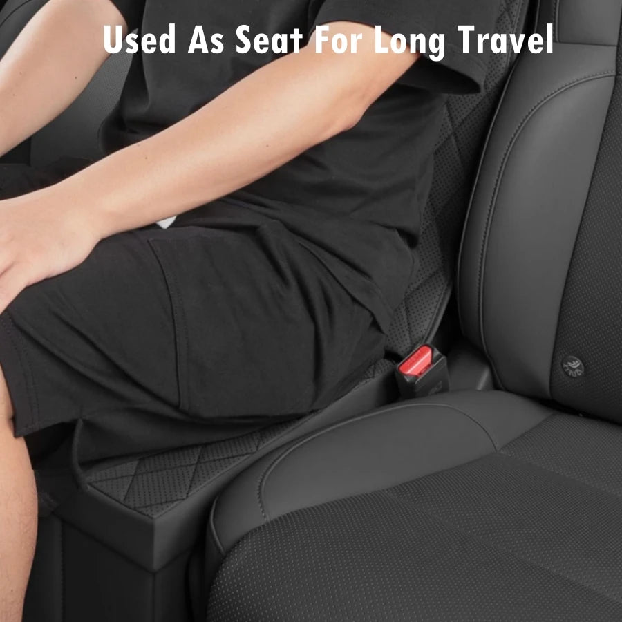 2nd Row Car Seat Organizer for 6-Seat Benz GLS 450 / VW ID.6 / Cadillac XT6 / Ford Explorer 2023 2024 Console Organizer Backseat