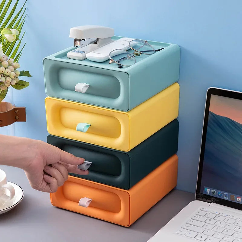 Drawer Style Desktop Storage Box, Storage Box, Multifunctional Office Desk Storage Box, Organizing and Accommodation Storage Box