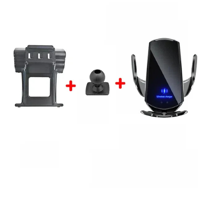 Car Phone Holder For AUDI A6 C8 A7 2019 2020 2021 2022 2023 2024 Mobile Phone Mounts Car Wireless Charging Special Fixed Base