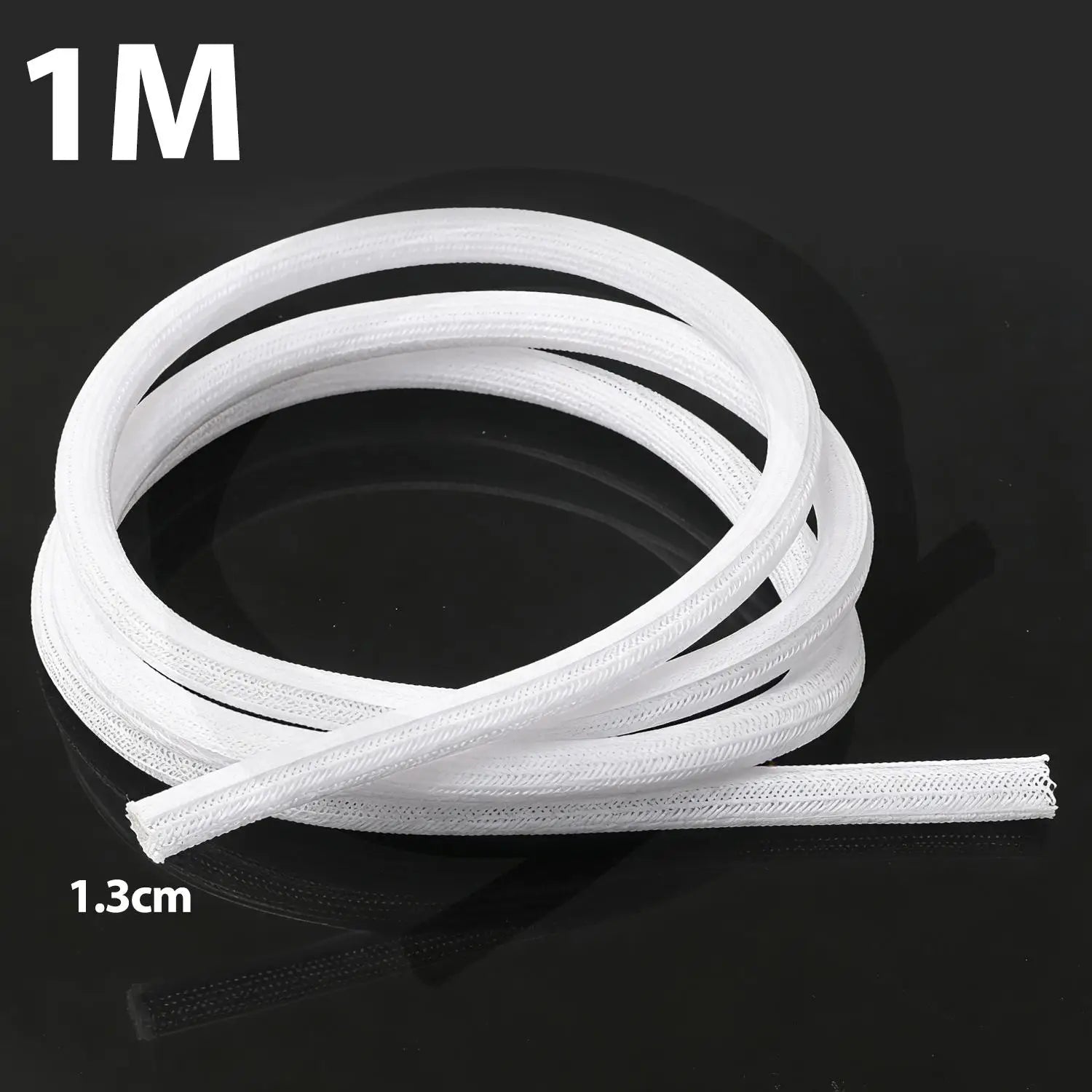 1-2m Cable Sleeve Organizer Under Desk Cord Management Home Office Power Cord Audio Video Line Organizers Computer Wire Cover