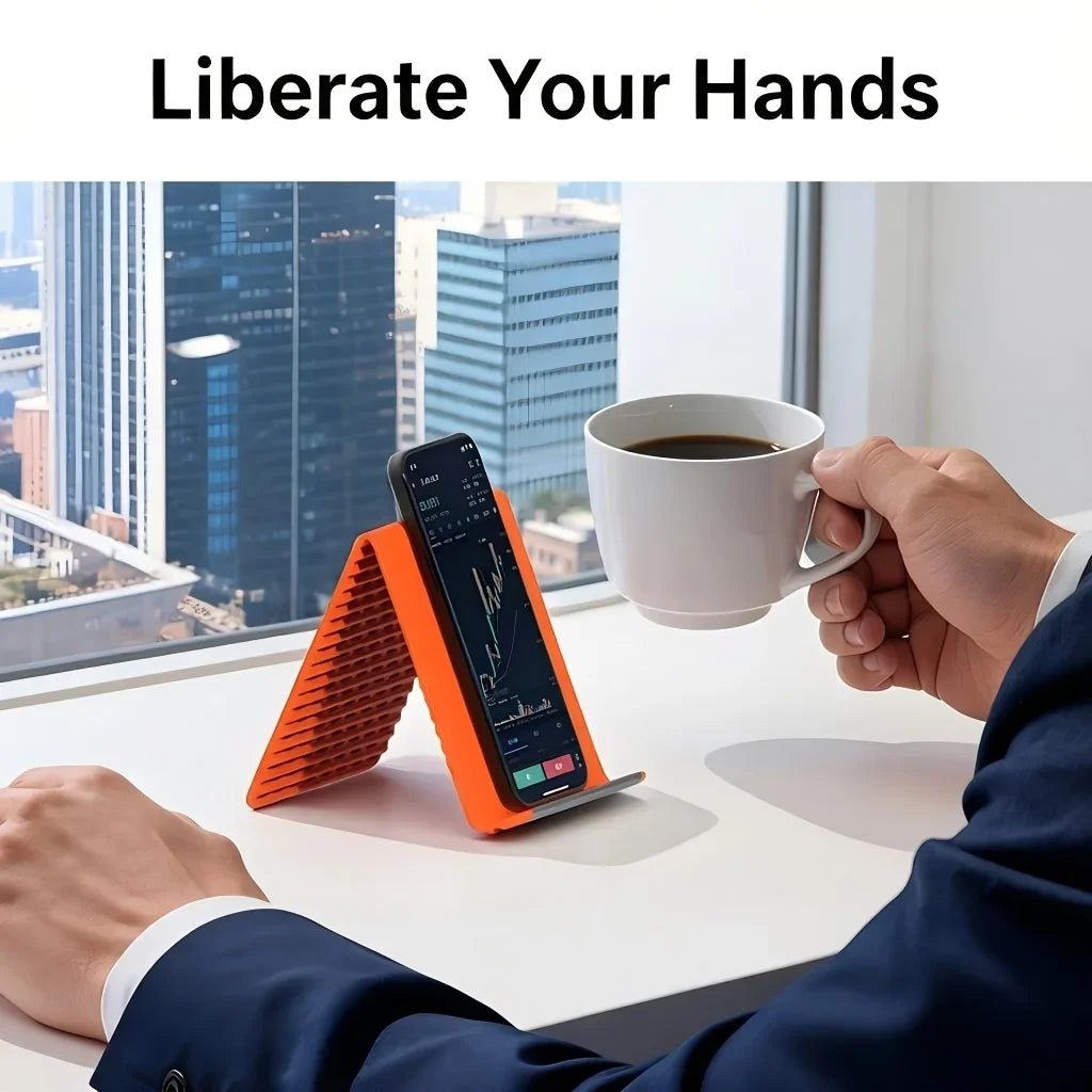 Portable Foldable Silicone Phone Stand Flexible and Can Be Bent Into Any Shape Multi-angle Adjustable Phone Stand